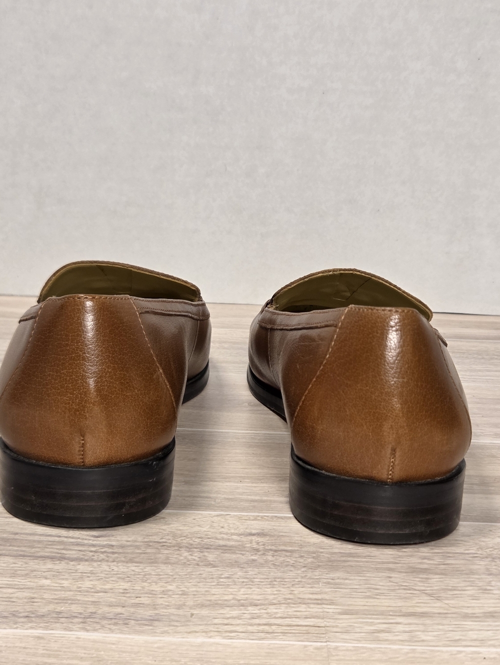 Laura Tasseled Burnished Calf Leather Loafers - Picture 4 of 10